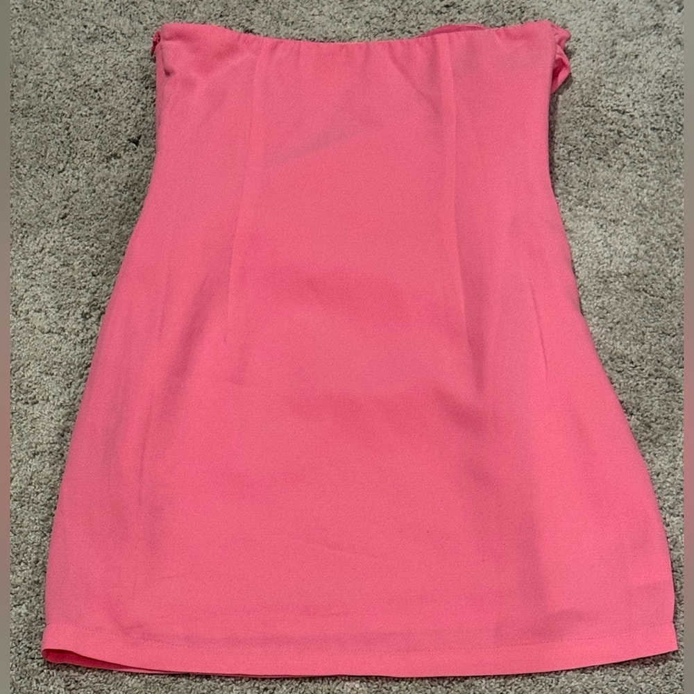 Superdown - Andria Strapless Mini Dress in Pink Sz:XS - Picture 6 of 12